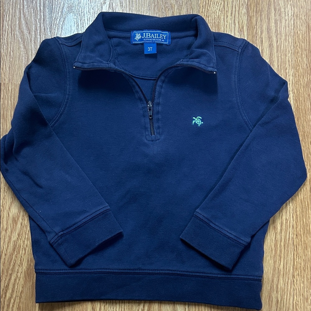 J. Bailey Navy Kids Pullover Shirt